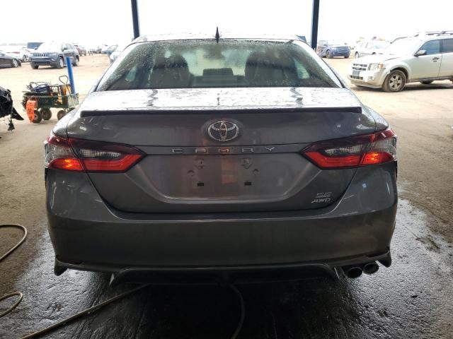 4T1G11BK9RU117822 - 2024 TOYOTA CAMRY SE NIGHT SHADE SILVER photo 6