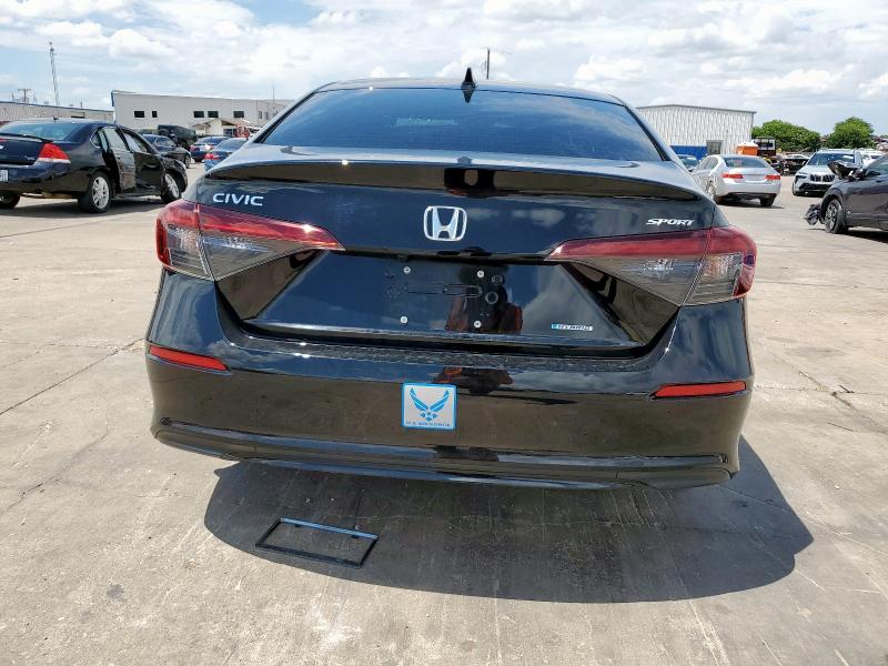 2HGFE4F80SH311573 - 2025 HONDA CIVIC SPORT BLACK photo 6