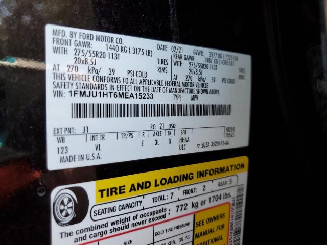 1FMJU1HT6MEA15233 - 2021 FORD EXPEDITION XLT BROWN photo 13