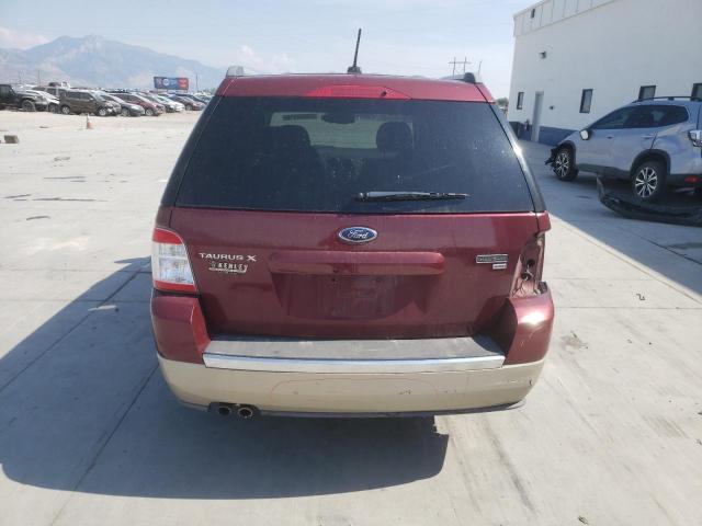 1FMDK08W48GA42819 - 2008 FORD TAURUS X EDDIE BAUER BURGUNDY photo 6