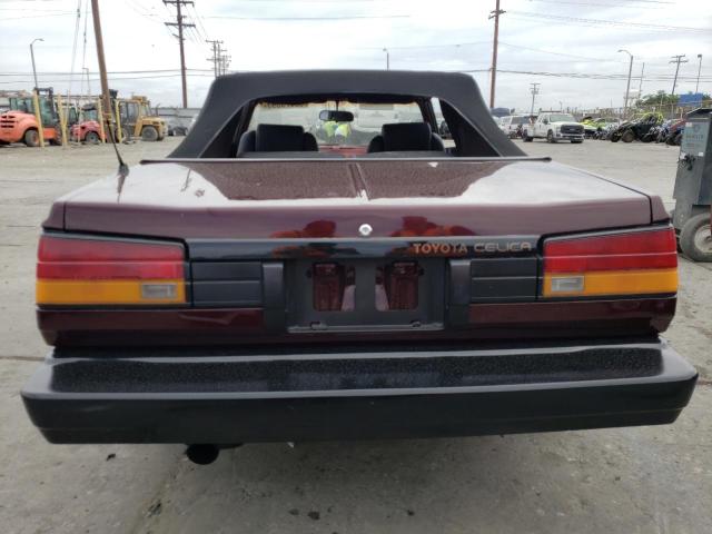 JT5RA65K7E4041822 - 1984 TOYOTA CELICA GT-S BURGUNDY photo 6