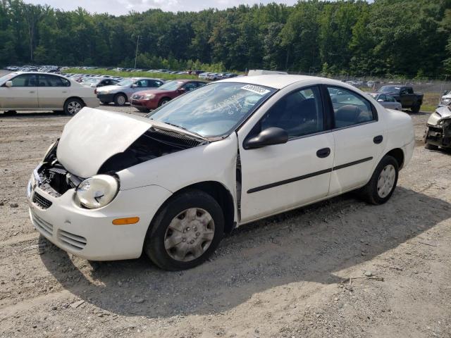 1B3ES26C45D121533 - 2005 DODGE NEON BASE WHITE photo 1