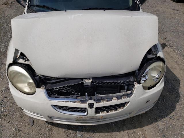 1B3ES26C45D121533 - 2005 DODGE NEON BASE WHITE photo 11