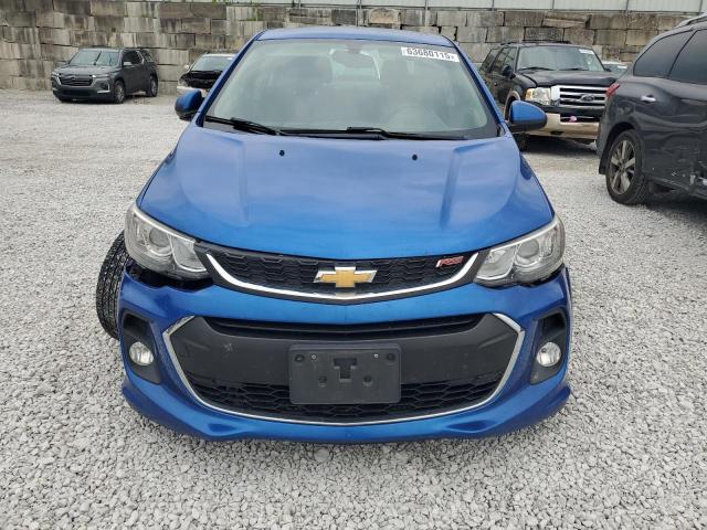 1G1JD5SH8H4149813 - 2017 CHEVROLET SONIC LT BLUE photo 5