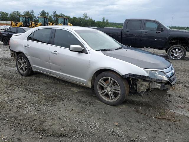 3FAHP0HA4AR386988 - 2010 FORD FUSION SE SILVER photo 4