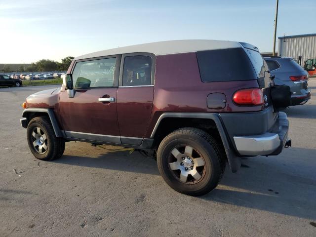 JTEBU11F370017161 - 2007 TOYOTA FJ CRUISER BURGUNDY photo 2