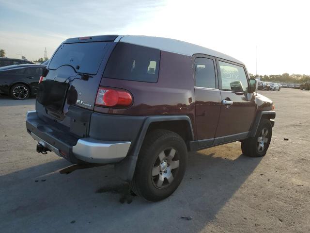 JTEBU11F370017161 - 2007 TOYOTA FJ CRUISER BURGUNDY photo 3