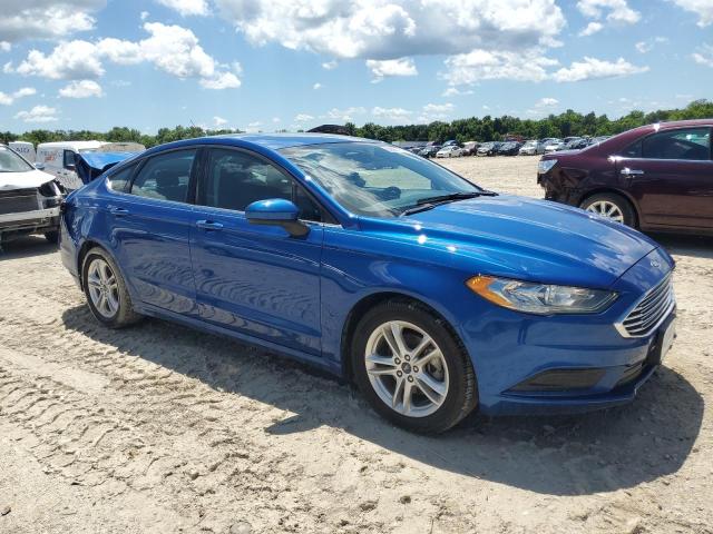3FA6P0HD2JR232037 - 2018 FORD FUSION SE ლურჯი ფოტო 4