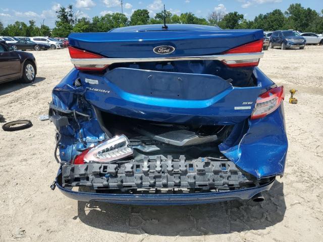 3FA6P0HD2JR232037 - 2018 FORD FUSION SE ლურჯი ფოტო 6