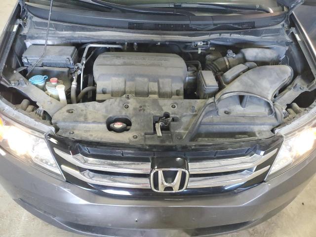 5FNRL5H61EB050757 - 2014 HONDA ODYSSEY EXL GRAY photo 12