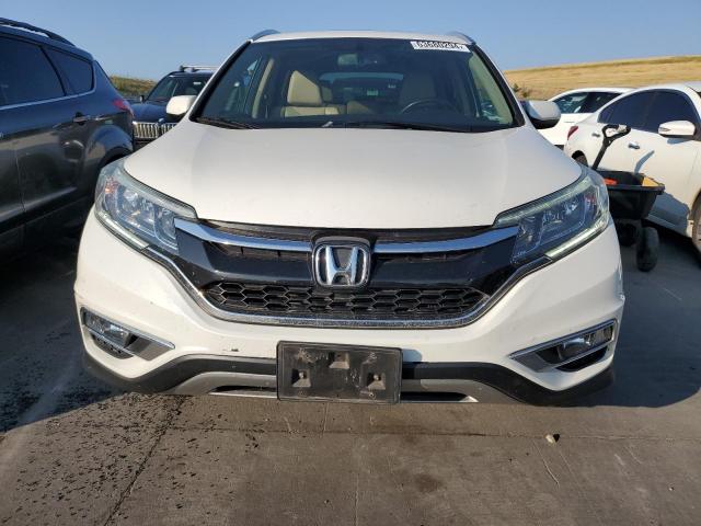 5J6RM4H76FL003698 - 2015 HONDA CR-V EXL WHITE photo 5