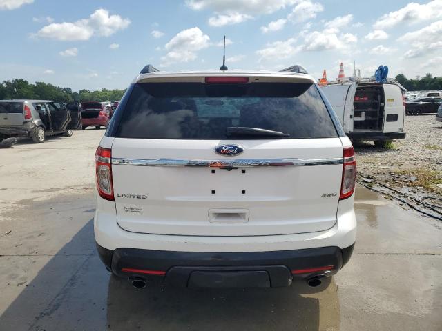 1FMHK8F86BGA90883 - 2011 FORD EXPLORER LIMITED თეთრი ფოტო 6