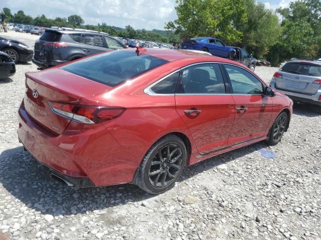 5NPE34AB0JH673475 - 2018 HYUNDAI SONATA SPORT Rouge photo 3