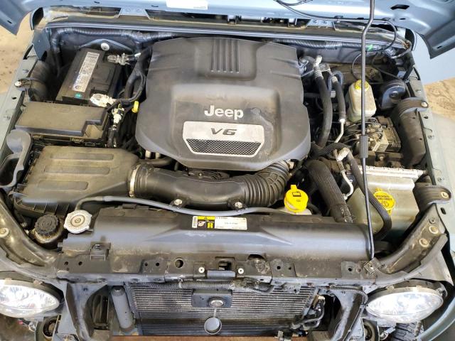 1C4BJWDG4FL663272 - 2015 JEEP WRANGLER U SPORT BLUE photo 12