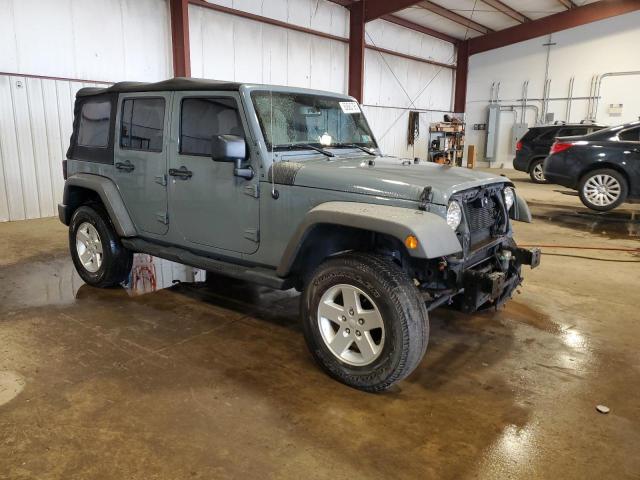 1C4BJWDG4FL663272 - 2015 JEEP WRANGLER U SPORT BLUE photo 4