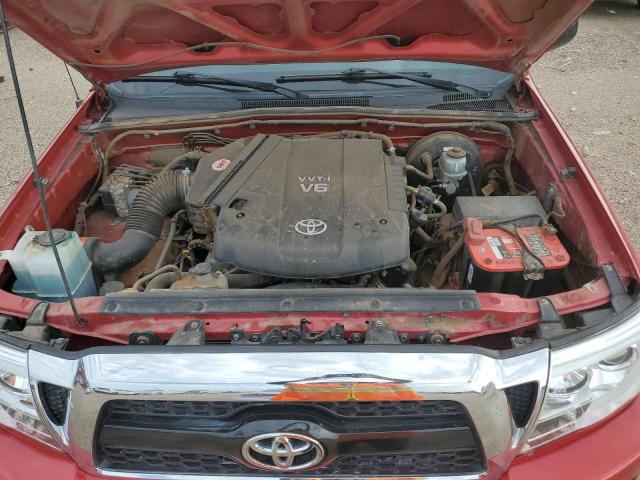 5TFUU4EN8BX009749 - 2011 TOYOTA TACOMA ACCESS CAB წითელი ფოტო 11