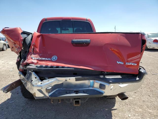 5TFUU4EN8BX009749 - 2011 TOYOTA TACOMA ACCESS CAB წითელი ფოტო 6