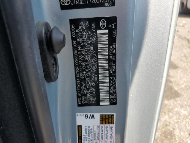 JTKDE177260125191 - 2006 TOYOTA SCION TC 蓝色 照片 12