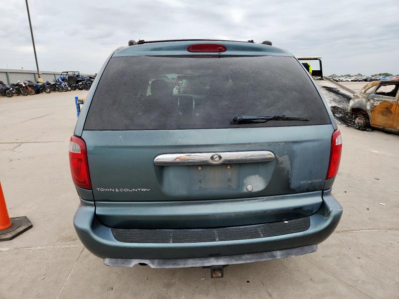 2C4GP54LX5R392977 - 2005 CHRYSLER TOWN & COU TOURING GREEN photo 6