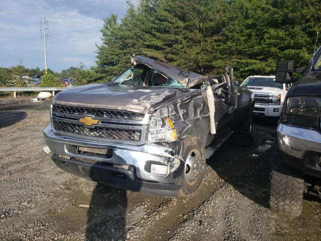 1GC4K1C87EF117582 - 2014 CHEVROLET SILVERADO K3500 LTZ GRAY photo 1