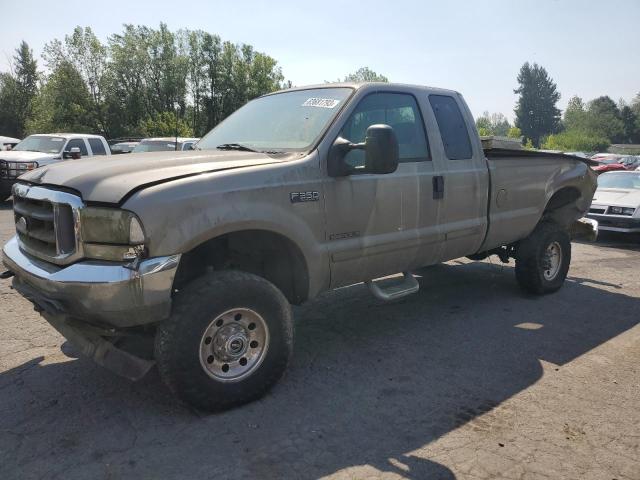 1FTSX31F12EA11829 - 2002 FORD F350 SRW SUPER DUTY TAN photo 1