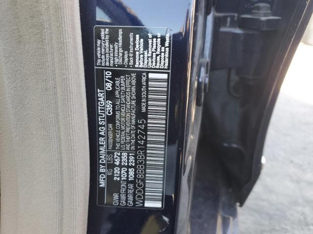 WDDGF8BB3BR142745 - 2011 MERCEDES-BENZ C 300 4MATIC BLUE photo 12