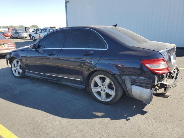 WDDGF8BB3BR142745 - 2011 MERCEDES-BENZ C 300 4MATIC BLUE photo 2