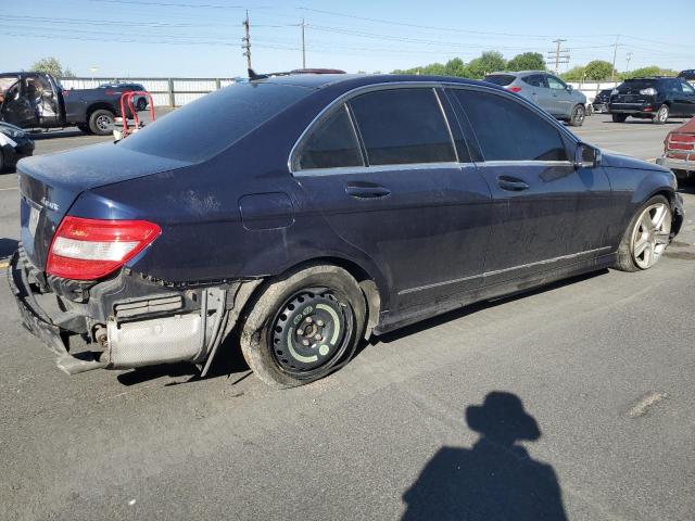 WDDGF8BB3BR142745 - 2011 MERCEDES-BENZ C 300 4MATIC BLUE photo 3
