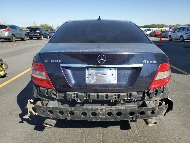 WDDGF8BB3BR142745 - 2011 MERCEDES-BENZ C 300 4MATIC BLUE photo 6