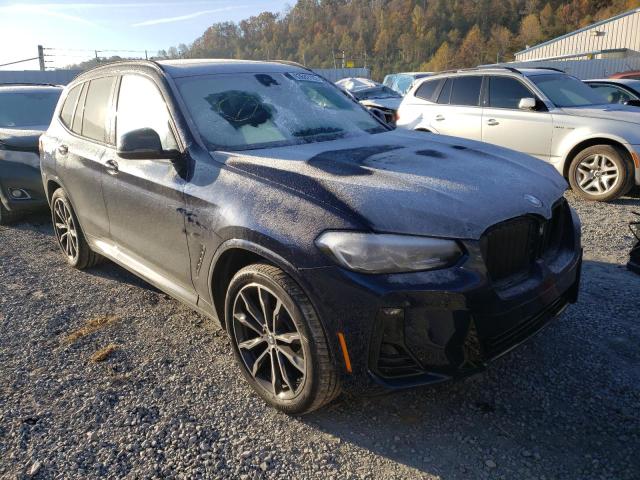 5UX53DP06N9M71582 - 2022 BMW X3 XDRIVE30I Կապույտ լուսանկար 1