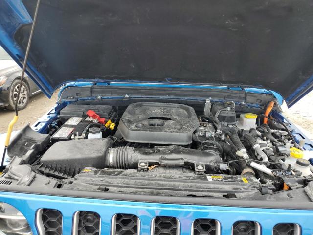 1C4JJXP68NW198044 - 2022 JEEP WRANGLER U SAHARA 4XE BLUE photo 12