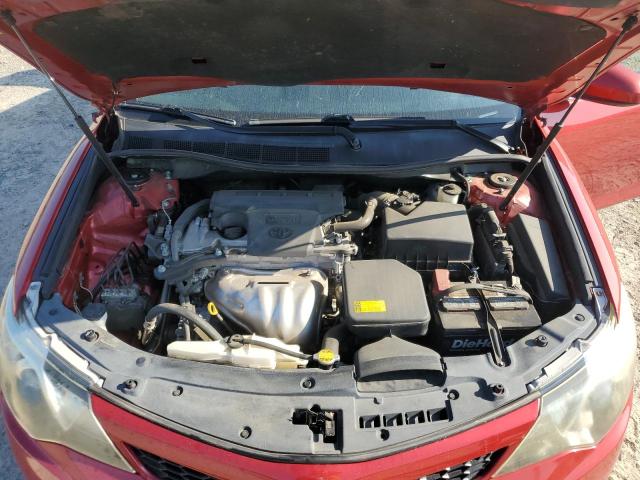 4T1BF1FK7CU572455 - 2012 TOYOTA CAMRY BASE RED photo 11
