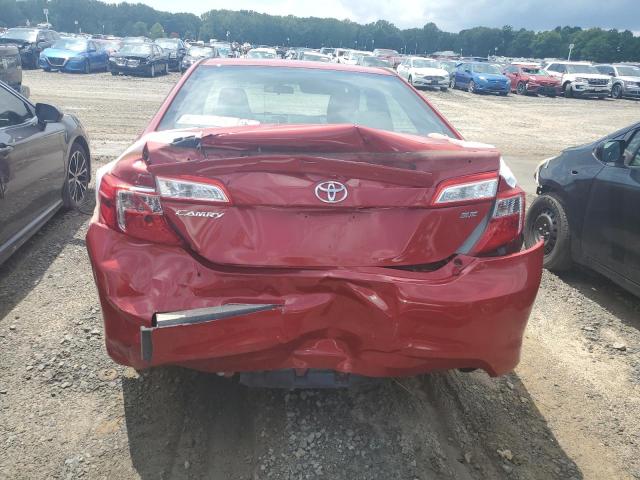 4T1BF1FK7CU572455 - 2012 TOYOTA CAMRY BASE RED photo 6
