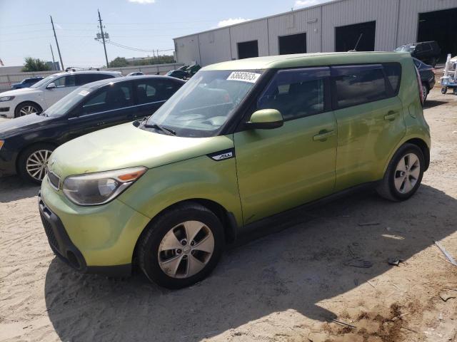 KNDJN2A25F7777937 - 2015 KIA SOUL EX GREEN photo 1