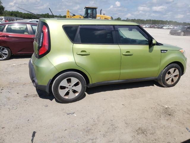 KNDJN2A25F7777937 - 2015 KIA SOUL EX GREEN photo 3