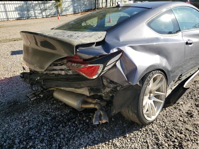 KMHHU6KJ8FU130220 - 2015 HYUNDAI GENESIS CO 3.8L GRAY photo 9