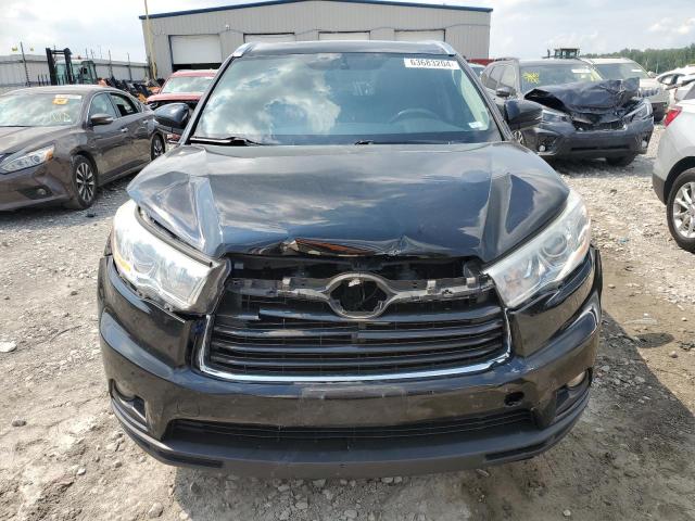5TDJKRFH8ES059477 - 2014 TOYOTA HIGHLANDER XLE BLACK photo 5