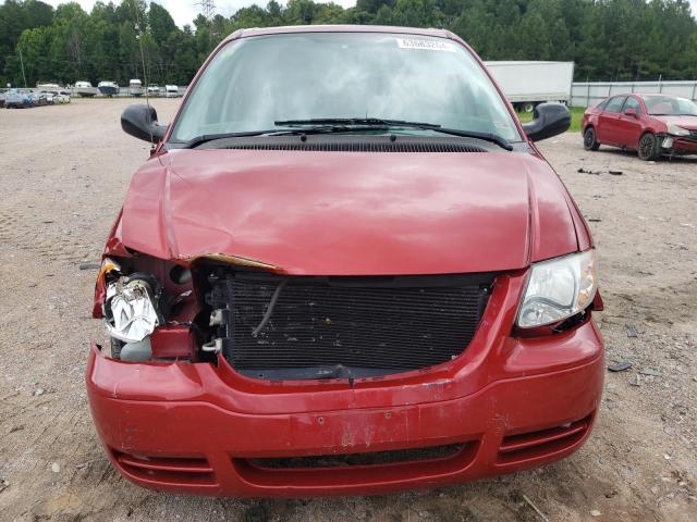 1C4GP45R95B417721 - 2005 CHRYSLER TOWN & COU წითელი ფოტო 5