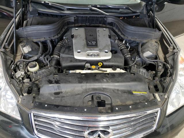 JNKAJ09F28M354307 - 2008 INFINITI EX35 BASE Սև լուսանկար 12