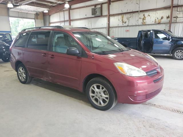 5TDBA23C25S040446 - 2005 TOYOTA SIENNA LE MAROON photo 4