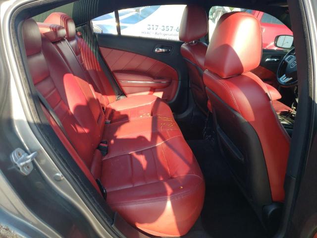 2B3CM5CT2BH610941 - 2011 DODGE CHARGER R/T GRAY photo 10