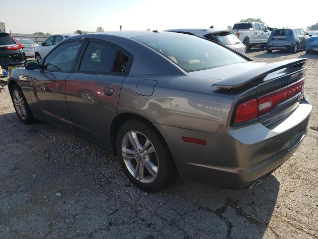 2B3CM5CT2BH610941 - 2011 DODGE CHARGER R/T GRAY photo 2