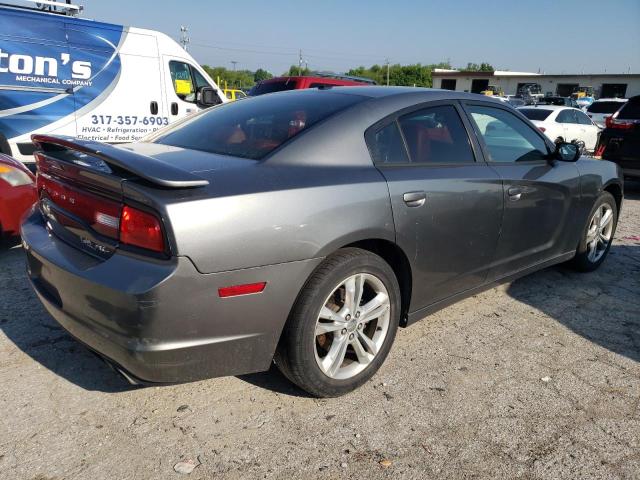 2B3CM5CT2BH610941 - 2011 DODGE CHARGER R/T GRAY photo 3