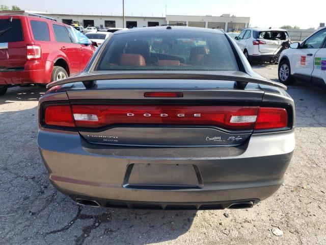 2B3CM5CT2BH610941 - 2011 DODGE CHARGER R/T GRAY photo 6