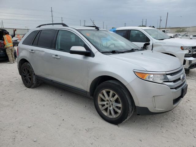 2FMDK3JC9EBA94872 - 2014 FORD EDGE SEL SILVER photo 4