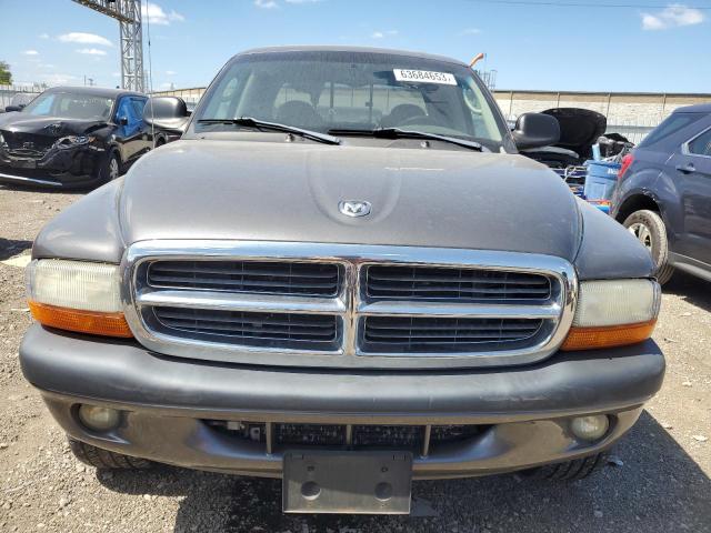 1D7HG38N14S619951 - 2004 DODGE DAKOTA QUAD SPORT GRAY photo 5