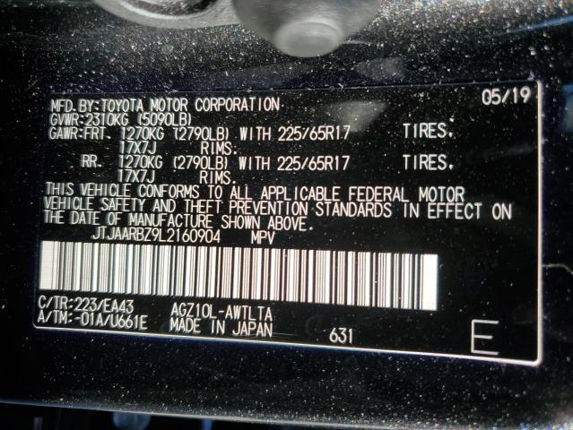 JTJAARBZ9L2160904 - 2020 LEXUS NX 300 BASE Qara foto 14