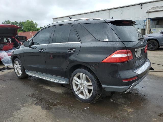4JGDA5HB1EA293437 - 2014 MERCEDES-BENZ ML 350 4MATIC BLACK photo 2