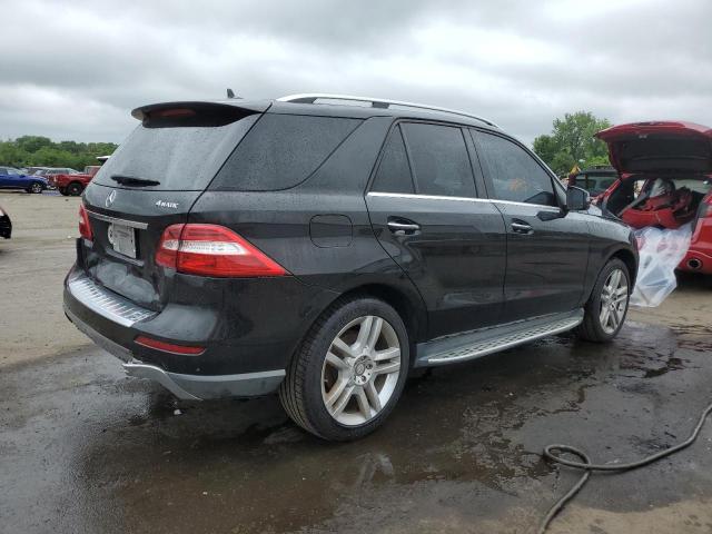 4JGDA5HB1EA293437 - 2014 MERCEDES-BENZ ML 350 4MATIC BLACK photo 3