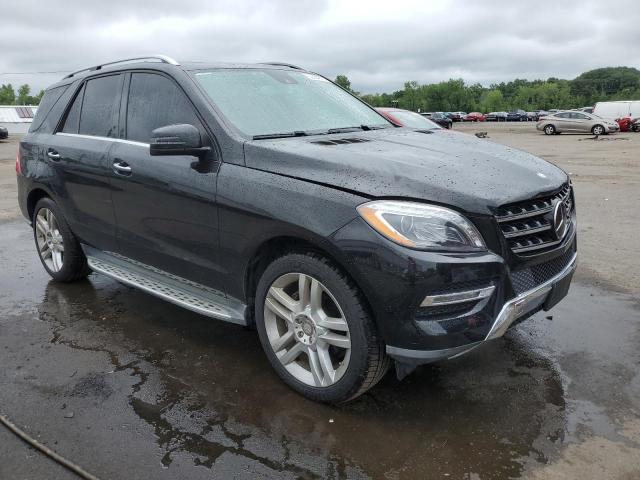 4JGDA5HB1EA293437 - 2014 MERCEDES-BENZ ML 350 4MATIC BLACK photo 4
